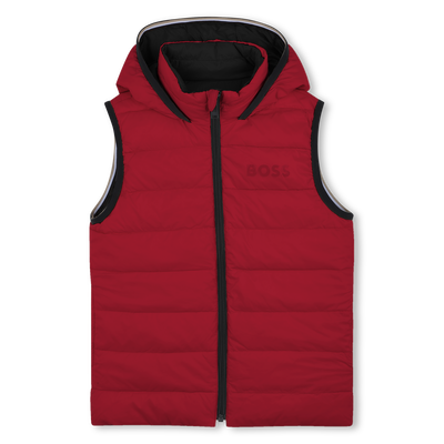 Gewatteerd jack met capuchon in flanne-effect BOSS BOY