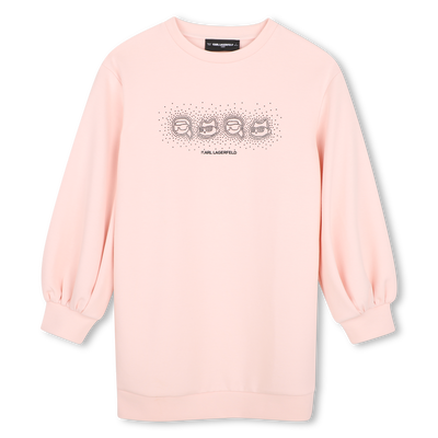 Langarm jurk KARL LAGERFELD KIDS GIRL