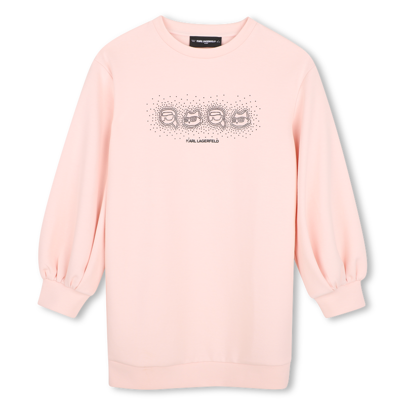 Langarm jurk KARL LAGERFELD KIDS 
                        GIRL