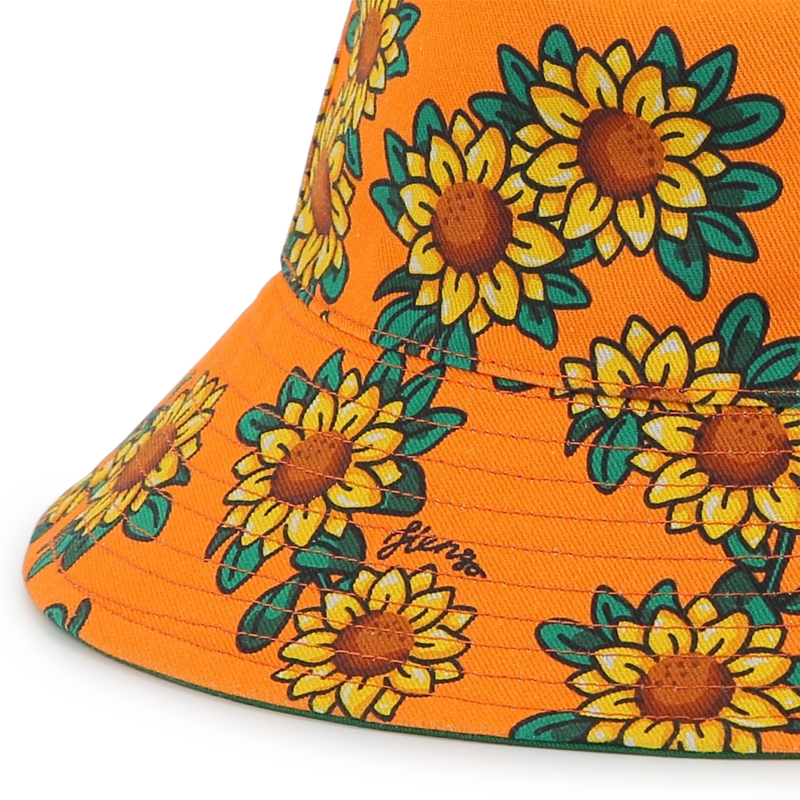 Omkeerbare hoed van katoen KENZO KIDS 
                        UNISEX