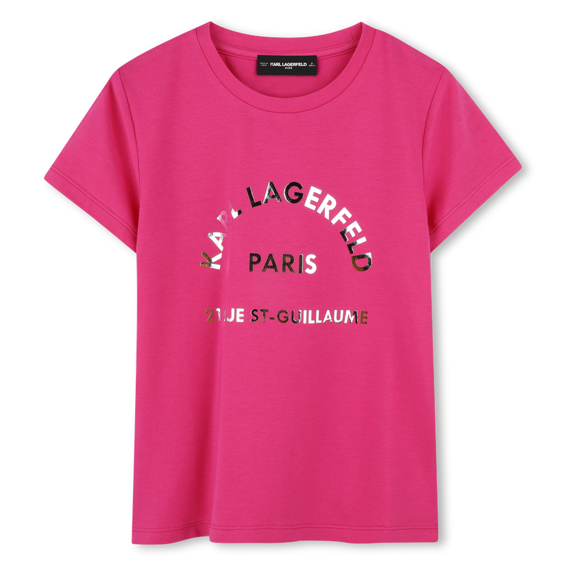 T-shirt met korte mouwen KARL LAGERFELD KIDS 
                        GIRL