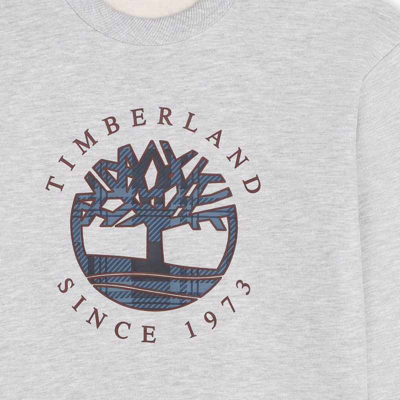 Sweatshirt van geruwde fleece TIMBERLAND 
                        BOY