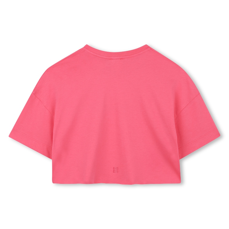Kort T-shirt met prints GIVENCHY 
                        GIRL