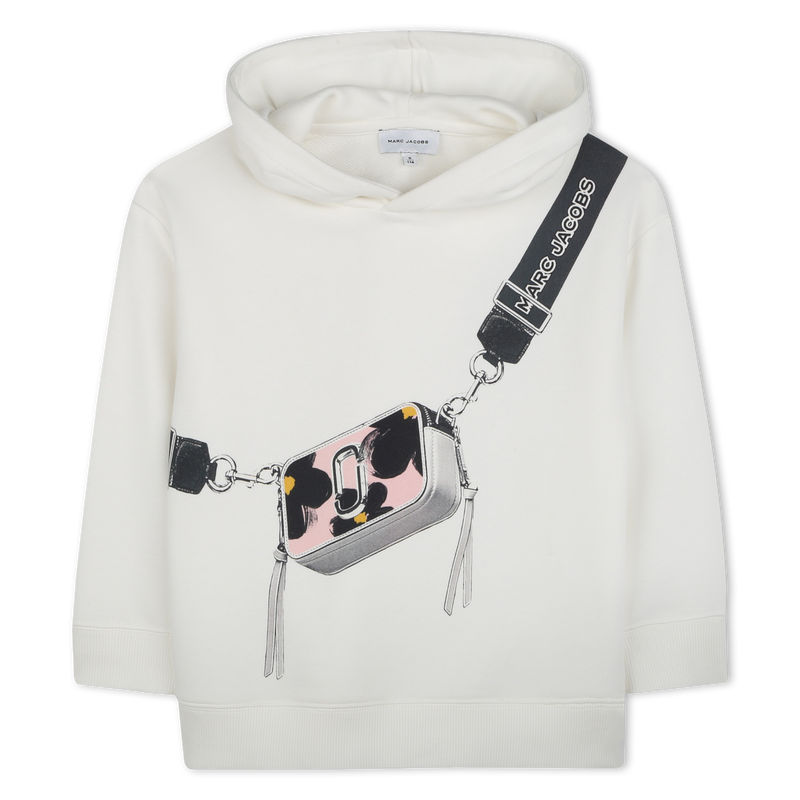 Fleece sweatshirt met capuchon MARC JACOBS 
                        GIRL