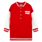 Fleece jurk met borduurwerk KENZO KIDS 
                    GIRL