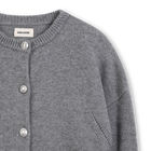 Geborduurde vleugels gebreid vest ZADIG VOLTAIRE 
                    GIRL