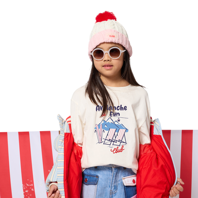 T-shirt met lange mouwen KIDS AROUND GIRL