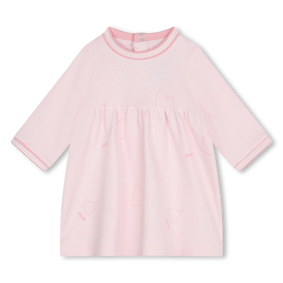 Jurk met gestreepte ribboord BOSS GIRL