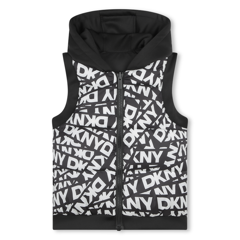Mouwloze anorak met capuchon DKNY 
                        UNISEX
