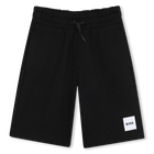Joggingbermuda, ZWART, hi-res