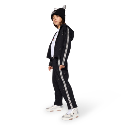 Capuchon cardigan KARL LAGERFELD KIDS GIRL