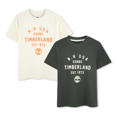 Setje van 2 T-shirts met print TIMBERLAND BOY