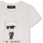 T-shirt met korte mouwen KARL LAGERFELD KIDS 
                    MEISJE