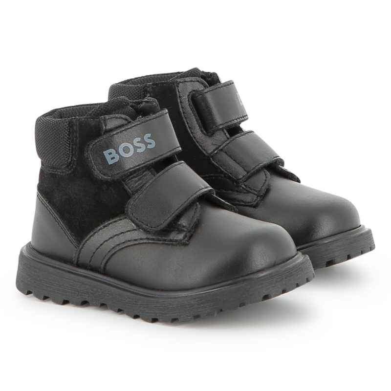 Enkellaarsjes met klittenband BOSS 
                        BOY