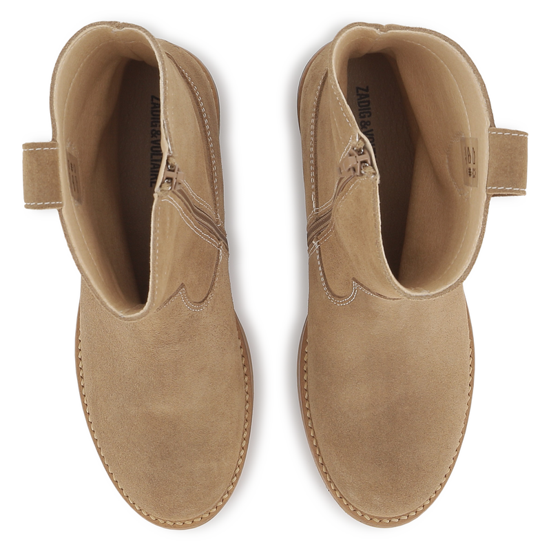 Western laarzen van rundleer ZADIG & VOLTAIRE 
                        GIRL