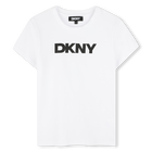 T-shirt met korte mouwen, WIT, hi-res