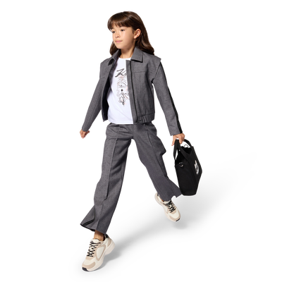 T-shirt met korte mouwen KARL LAGERFELD KIDS GIRL