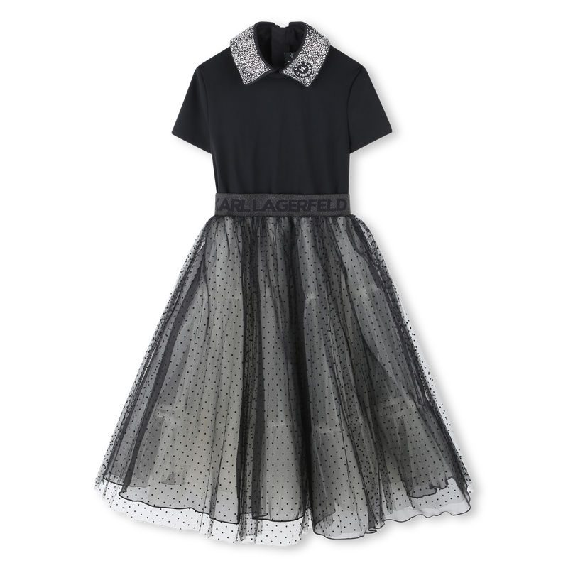 Feestelijke jurk KARL LAGERFELD KIDS 
                        GIRL