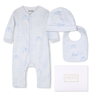 Pyjama set, muts en slabbetje KENZO KIDS 
                    JONGEN