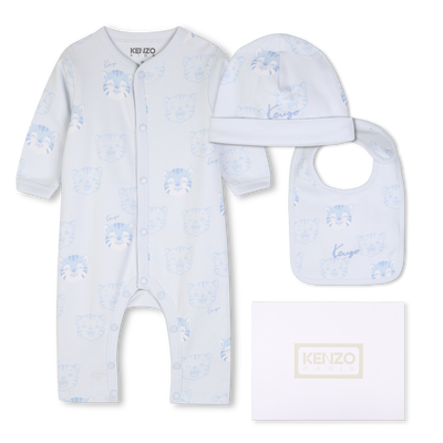 Pyjama set, muts en slabbetje KENZO KIDS JONGEN