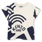 Fleece T-shirt met print KENZO KIDS 
                    GIRL