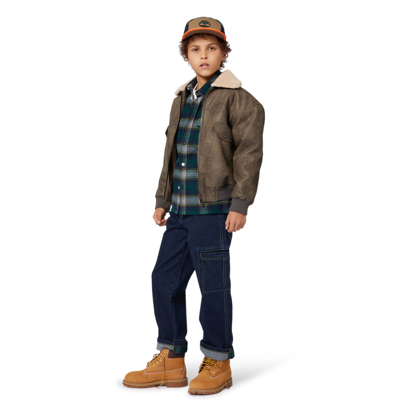 Geborduurde kepermuts TIMBERLAND 
                        BOY