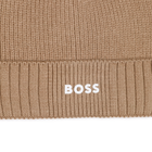 Gebreide muts met logo BOSS 
                    BOY