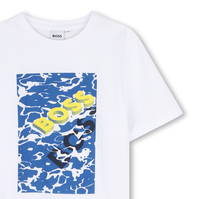 T-SHIRT MET KORTE MOUWEN BOSS 
                        BOY