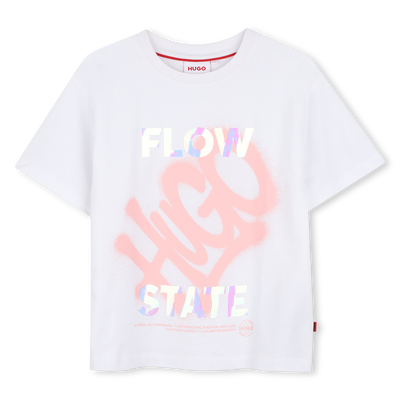 T-shirt met korte mouwen HUGO MEISJE