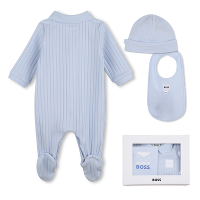 PYJAMA SET + BIB + MUTS BOSS BOY