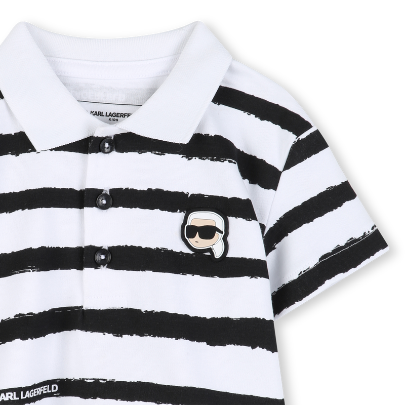 POLO EN KORTE BROEK SET KARL LAGERFELD KIDS 
                        BOY
