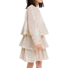 Jurk met ruches met pailletten BILLIEBLUSH 
                    GIRL