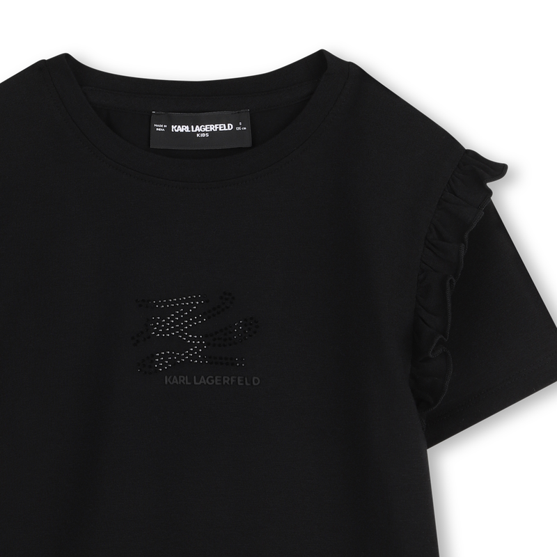 T-shirt met korte mouwen KARL LAGERFELD KIDS 
                        GIRL