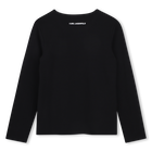 T-shirt met lange mouwen KARL LAGERFELD KIDS 
                    GIRL