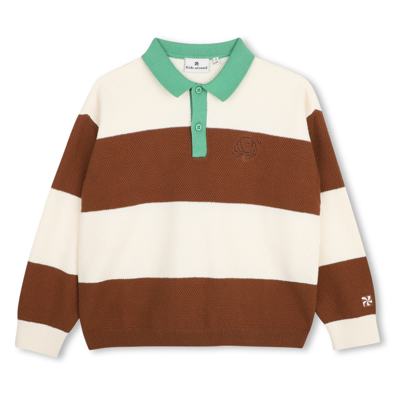 Tricotpoloshirt KIDS AROUND 
                        BOY