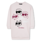 Jurk met lange mouwen KARL LAGERFELD KIDS 
                    GIRL