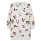 Fleece jurk KENZO KIDS 
                    GIRL