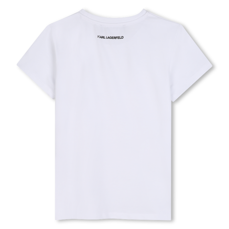 T-shirt met korte mouwen KARL LAGERFELD KIDS 
                        GIRL