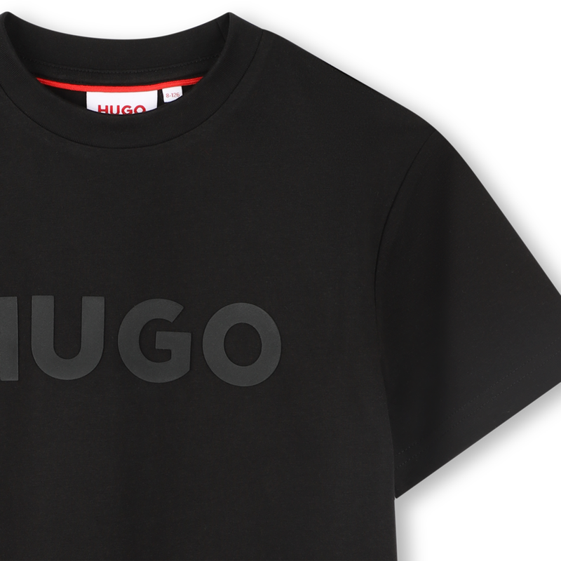 Katoenen T-shirt, korte mouwen HUGO 
                        BOY