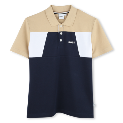 Polo met kleurblokken BOSS BOY