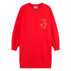 Rechte jurk met borduursel KENZO KIDS 
                    GIRL