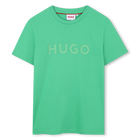 Katoenen T-shirt, korte mouwen HUGO 
                    BOY