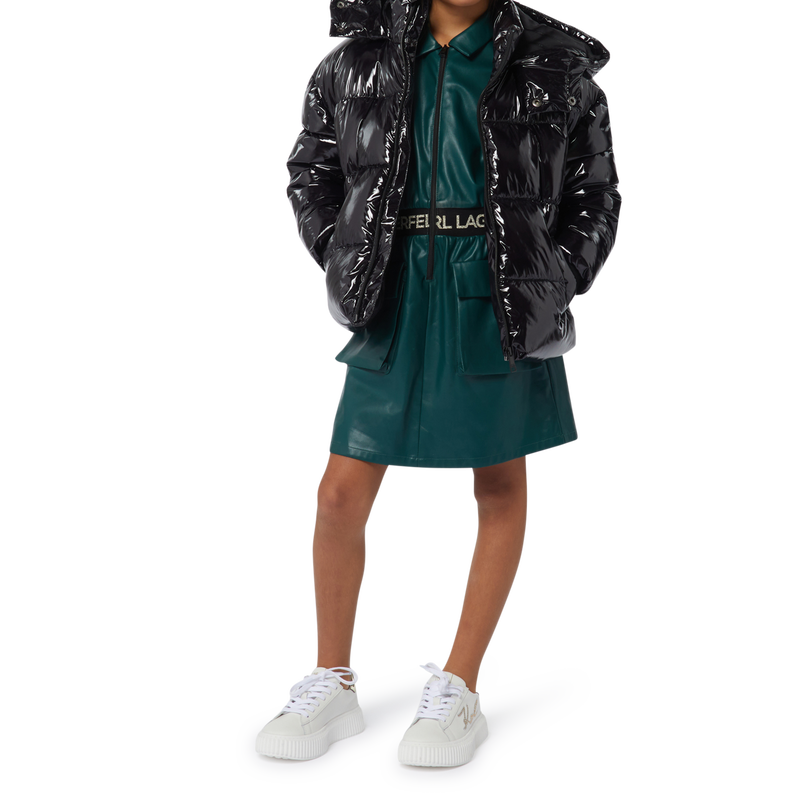 Gebreide muts met lovertjes KARL LAGERFELD KIDS 
                        GIRL