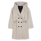 Gevoerde trenchcoat KARL LAGERFELD KIDS 
                    MEISJE