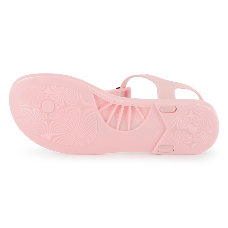 Sandalen met gespen en badge KARL LAGERFELD KIDS 
                        GIRL