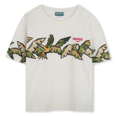 Katoenen T-shirt korte mouw KENZO KIDS GIRL