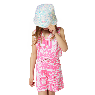 Vissershoedje met lovertjes BILLIEBLUSH GIRL