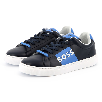 Lederen sneakers met veters BOSS BOY
