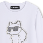 T-shirt met lange mouwen KARL LAGERFELD KIDS 
                    GIRL