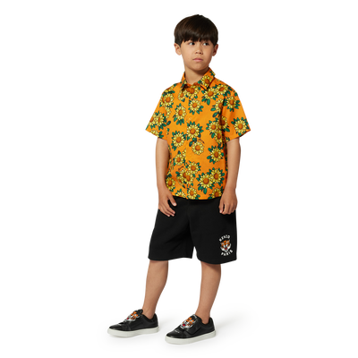 Overhemd van katoensatijn KENZO KIDS BOY